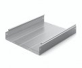Ostec ЛНМЗТ-400х80х3000-1,0-СЦ Металлический лоток неперфорированный 400х80х3000