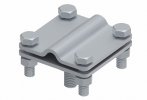 Ostec МС-921-ГЦ Соединитель проводника к точке заземления 65 мм М10, гор. цинк