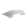 Ostec КУПТРП45-500-1,0-R100-СЦ Крышка к углу плоскому плавному универсальному 45 град. к лотку 500