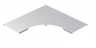Ostec КУПТРП90-400-1,0-R200-СЦ Крышка к углу плоскому 90 град. к лотку 400 радиус 200 мм