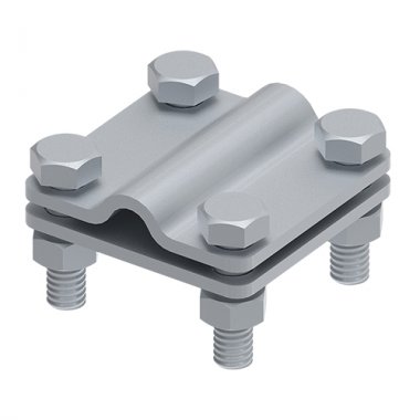 Фотография товара 'Ostec МС-015-ГЦ Соединитель 55х55 пруток-полоса, гор. цинк'