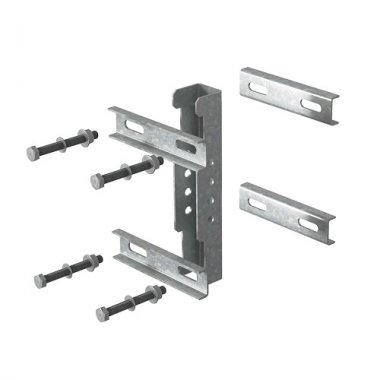 Фотография товара 'Ostec КСОО(КПН)-2,0-СЦ Крепление стойки консоли подвеса к опорам ограждения, толщ. 2,0 мм'