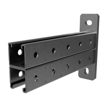 Фотография товара 'Ostec КСД-41х41х500-2,5-ЭЦ Консоль СТРАТ двойная 41х41, база 500, толщ. 2,5 мм'