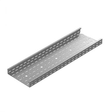 Фотография товара 'Ostec ПЛКП-200х60х3000-2,0-СЦ Промышленный лоток кабельный перфорированный 200х60х3000'