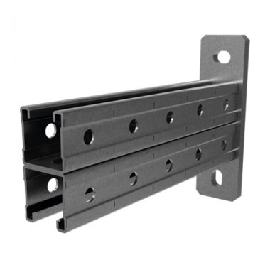 Фотография товара 'Ostec КСД-41х41х100-2,0-ЭЦ Консоль СТРАТ двойная 41х41, база 100, толщ. 2,0 мм'