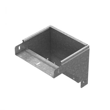 Фотография товара 'Ostec ПВН-300х80-1,0-СЦ Поворот вертикальный вниз к лотку 300х80'