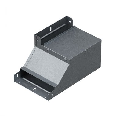 Фотография товара 'Ostec ПВЛ-400х100-1,0-СЦ Поворот вертикальный вверх левый к лотку 400х100'