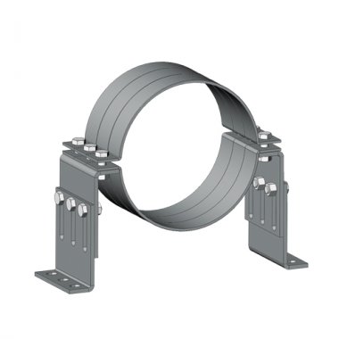 Фотография товара 'Ostec ОПНГ-6,0-ЭЦ Опора неподвижная Г-образная, толщ. 6,0 мм, гальван. цинк'