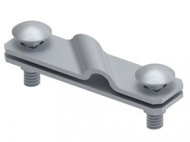 Фотография товара 'Ostec МС-181-ГЦ Соединитель диагональный для прутка и полосы, гор. цинк'