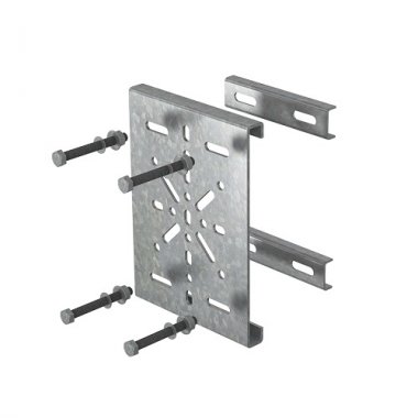 Фотография товара 'Ostec КМПЛО-3,0-СЦ Крепление монтажной пластины к опорам ограждений, толщ. 3,0 мм'