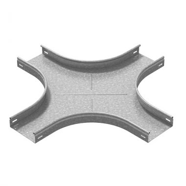 Фотография товара 'Ostec ХТРП-150х100-1,0-R200-СЦ Разветвитель крестообразный плавный универсальный к лотку 150х100'