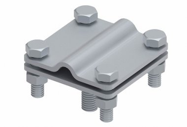 Фотография товара 'Ostec МС-921-ГЦ Соединитель проводника к точке заземления 65 мм М10, гор. цинк'