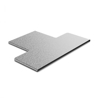 Фотография товара 'Ostec КРПЦ-400х200-0,7-СЦ Крышка к переходу прямому центральному 400х200'