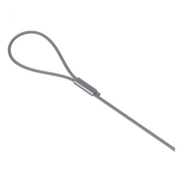 Фотография товара 'Ostec ТРП-5-2,0-СЦ Трос оцинкованный с петлей и замком 5 м'