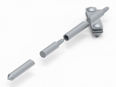 Фотография товара 'Ostec МЗ-316-ГЦ Комплект заземления L-3000 быстрый монтаж D16, гор. цинк'