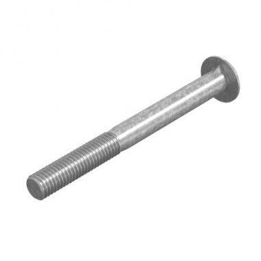 Фотография товара 'Ostec БСУ-8х120.58-DIN-ЭЦ Болт М8х120 DIN 607 антивандальный с усиком, класс прочности 5.8'