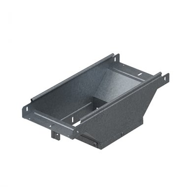 Фотография товара 'Ostec ОТВБ-200х100-1,0-СЦ Ответвитель Т-образный вертикальный боковой к лотку 200х100'