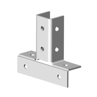 Фотография товара 'Ostec УС-3х2D-4,0-ЭЦ Угловой соединитель 3 профилей 2D, толщ. 4,0 мм'