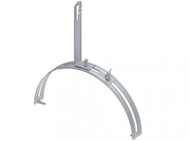 Фотография товара 'Ostec МД-072-ГЦ Держатель на круглый конёк, гор. цинк'