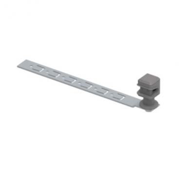 Фотография товара 'Ostec МД-051-П Держатель КЛИК круглого проводника на пластине под черепицу L-330'