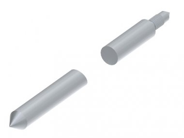 Фотография товара 'Ostec МЗ-266-ГЦ Стержень заземления L-1500 заостренный D16 quick, гор. цинк'