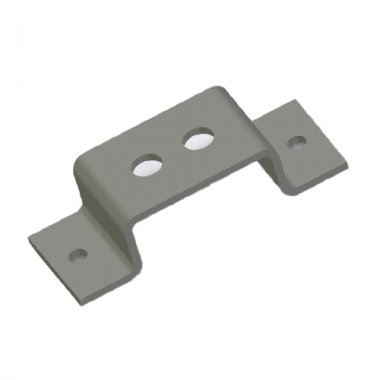 Фотография товара 'Ostec ОПНБ2-М20-6,0-ЭЦ Опора неподвижная база 2, М20, толщ. 6,0 мм, гальван. цинк'