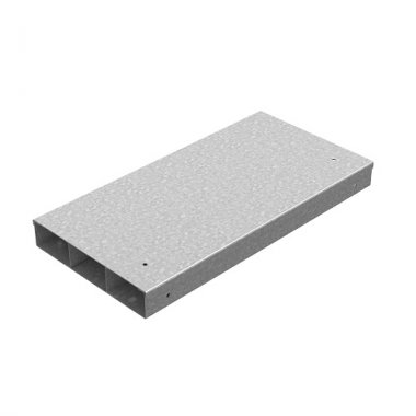 Фотография товара 'Ostec ККТ-350х48х3000-СЦ Кабельный короб трехканальный 350х48х3000мм, толщ. 1,2 мм'