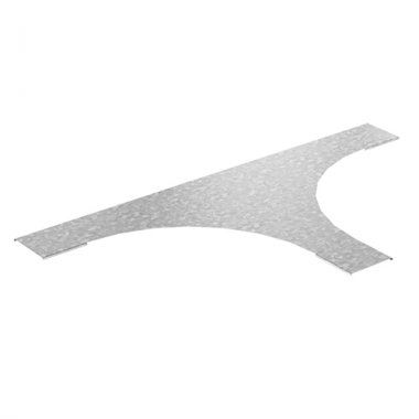 Фотография товара 'Ostec КТЛНЛО-600-1,0-R600-СЦ Крышка к тройнику для лестничного лотка НЛО 600 радиус 600 мм'