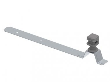 Фотография товара 'Ostec МД-038-ГЦ Держатель пластиковый круглого проводника под черепицу, гор. цинк'