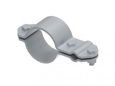 Фотография товара 'Ostec МС-102-ГЦ Соединитель проводника и молниеприемного стержня 40 мм, гор. цинк'