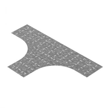 Фотография товара 'Ostec ДВТЛНЛО-600-1,0-R330-СЦ Донная вставка для тройника для лотков НЛО 600 мм'