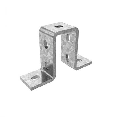 Фотография товара 'Ostec СКП-41х82-6,0-ЭЦ Прямоугольная скоба для двойного СТРАТ-профиля 41х41 мм'