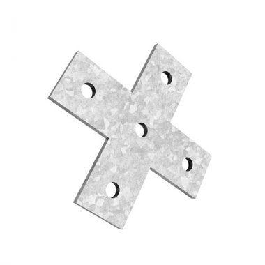 Фотография товара 'Ostec ПЛХ-5-5,0-ЭЦ Пластина крестообразная 5 отверстий для СТРАТ профиля'