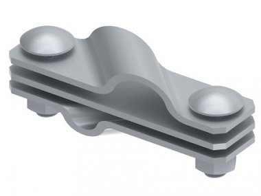 Фотография товара 'Ostec МС-122-ГЦ Соединитель диагональный стержня заземления D-16, гор. цинк'