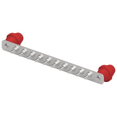 Фотография товара 'Ostec МШ-925-М Шина уравнивания потенциалов 40х5, 12 подключений М8, медь'