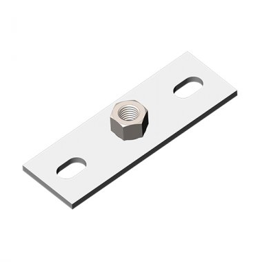 Фотография товара 'Ostec ОПП-М12-4,0-ЭЦ Опора пластина М12, толщ. 4,0 мм, гальван. цинк'