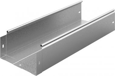 Фотография товара 'Ostec ЛНМЗТ-200х100х3000-1,0-СЦ Металлический лоток неперфорированный 200х100х3000'