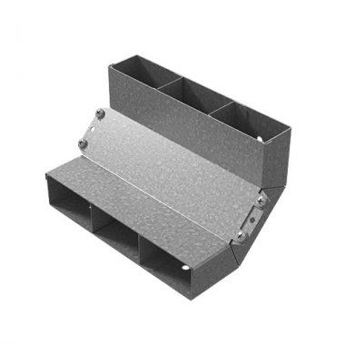 Фотография товара 'Ostec УВВНТ-350х48-СЦ Угол вертикальный внутренний трехканальный 350х48'