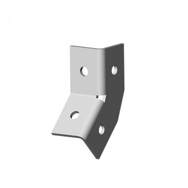 Фотография товара 'Ostec УС135-3D4-4,0-ЭЦ Угол 3D 135 град., 4 отверстия, толщ. 4,0 мм'