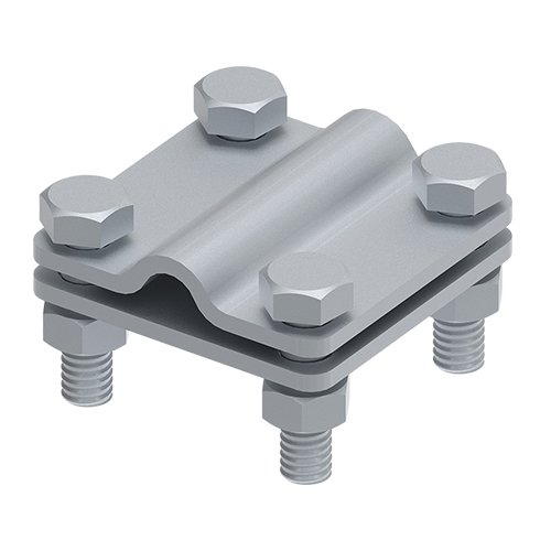 Фотография товара 'Ostec МС-015-ГЦ Соединитель 55х55 пруток-полоса, гор. цинк'