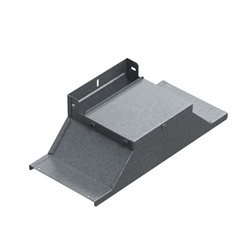 Фотография товара 'Ostec КОВБ-150х50-1,0-СЦ Крышка-ответвитель вертикальный боковой к лотку 150х50'