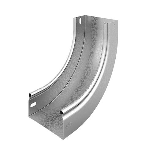 Фотография товара 'Ostec УВНТП90-200х80-0,7-R100-СЦ Угол внутренний плавный 90 град. к лотку 200х80'