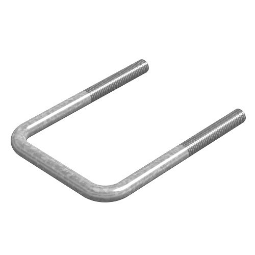 Фотография товара 'Ostec ХК-П-8х80-ЭЦ Хомут крепления П-образный 8х80, гальван. цинк'