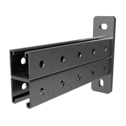 Фотография товара 'Ostec КСД-41х41х800-2,5-ЭЦ Консоль СТРАТ двойная 41х41, база 800, толщ. 2,5 мм'