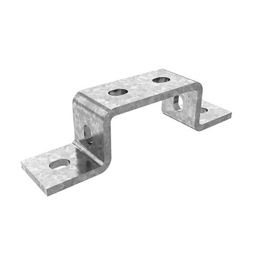 Фотография товара 'Ostec СКП-82х41-6,0-ЭЦ Прямоугольная скоба для двойного СТРАТ-профиля 41х41 мм'