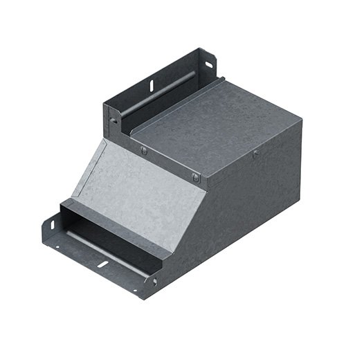 Фотография товара 'Ostec ПВЛ-100х100-1,0-СЦ Поворот вертикальный вверх левый к лотку 100х100'