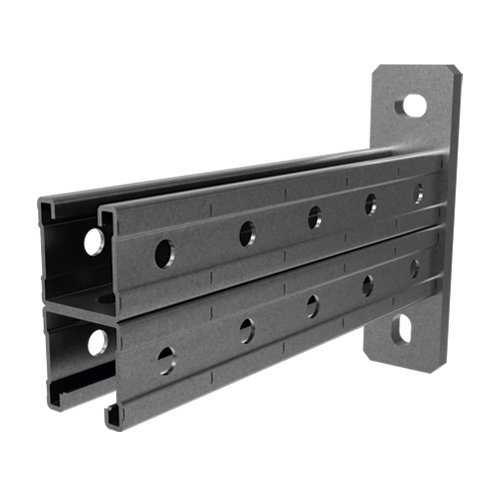 Фотография товара 'Ostec КСД-41х41х800-2,0-ЭЦ Консоль СТРАТ двойная 41х41, база 800, толщ. 2,0 мм'