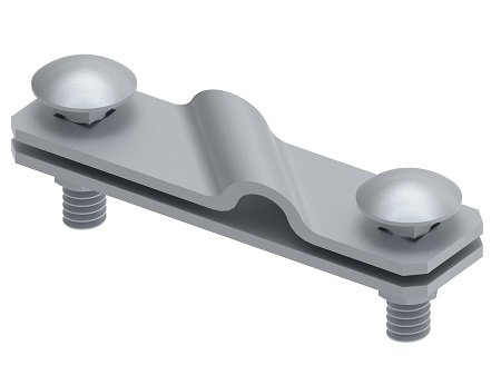 Фотография товара 'Ostec МС-181-ГЦ Соединитель диагональный для прутка и полосы, гор. цинк'