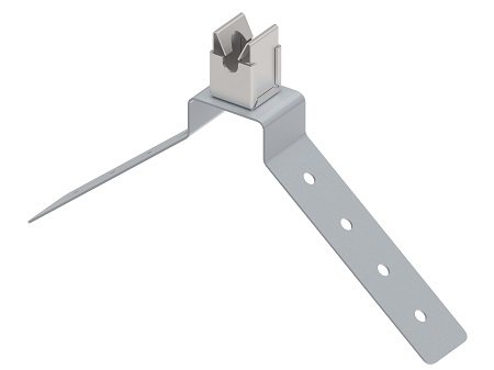 Фотография товара 'Ostec МД-061-ГЦ Держатель КЛИК на угловой конёк, гор. цинк'