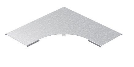 Фотография товара 'Ostec КУПТРП90-500-1,5-R200-СЦ Крышка к углу плоскому 90 град. к лотку 500 радиус 200 мм'